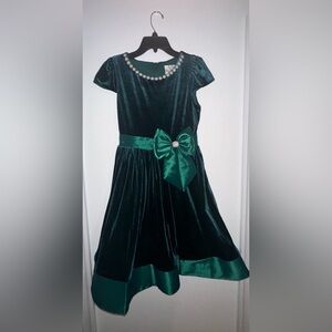 Green formal dress